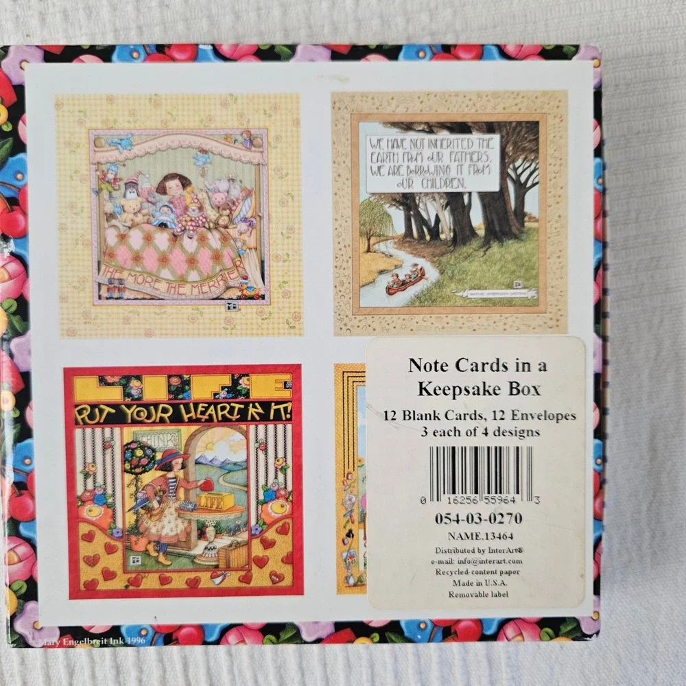 Mary Engelbreit 10pc Blank Note‎ Card Set Stationary If You Don't Like Something